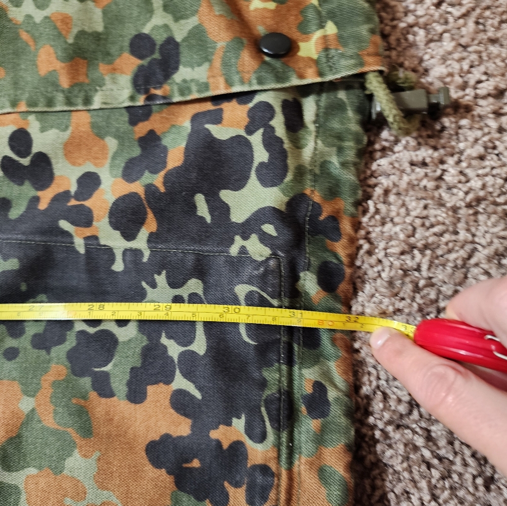Vintage Scharrer German Military Uniform Camo Jacket Parka UniSex 1997 Koi Patch - Picture 9 of 13